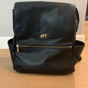 Freshly Picked Black Diaper Bag